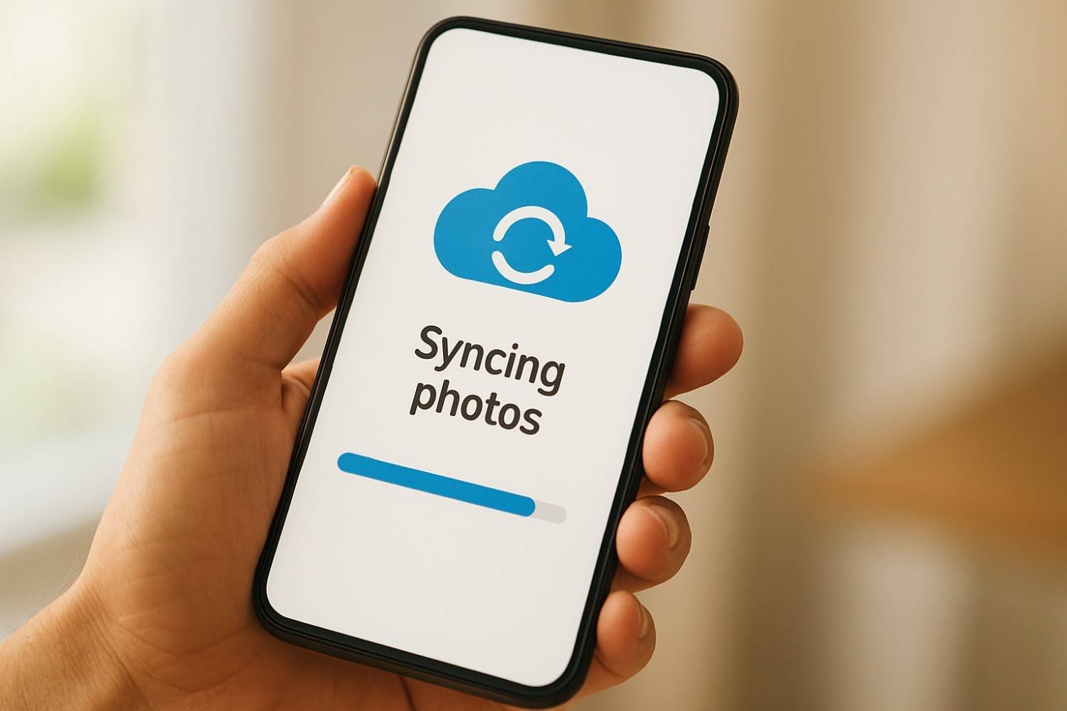 syncing photos
